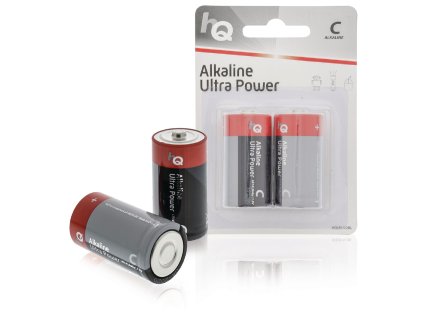 Alkalická baterie HQ Ultra Power LR14 1.5 V, 2ks, HQLR14/2BL