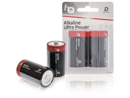 Alkalická baterie HQ Ultra Power LR20 1.5 V, 2ks, HQLR20/2BL