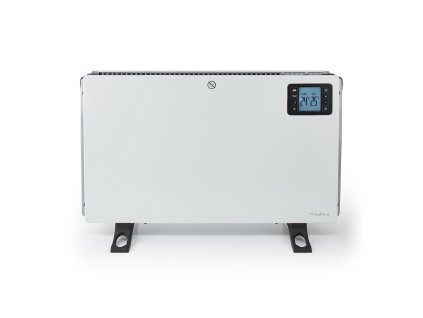 Nedis HTCO50FWT konvekční přímotop, LCD displej, 750/1250/2000 W, turbo, časovač, dálkový ovladač, bílá