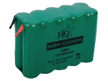 Akumulátor NiMH 12V/600mAh, NIMH-10/600RS