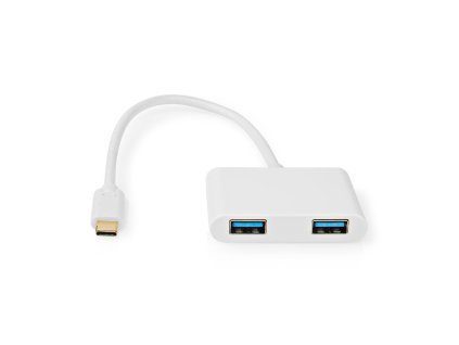 USB-C 3.0 Adaptér | USB-C Zástrčka - 2x USB-A Zástrčka | 0,2 m