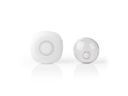 Nedis DOORB222CWT bezdrátový zvonek, 80 dB, 36 melodií, napájený ze sítě, bílý