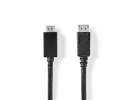 DisplayPort - HDMI™ Kabel | 1.4 | DisplayPort Zástrčka - HDMI™ Zástrčka | 2 m | Černý