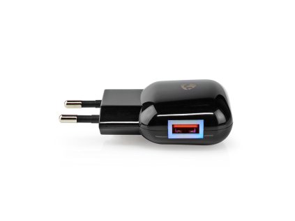 Nedis WCQC301ABK 18 W USB nabíjecí adaptér 3 A, USB Quick Charge 3.0, černá
