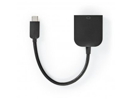 Nedis CCGP64852BK02 adaptér zástrčka USB-C - zásuvka VGA, černá