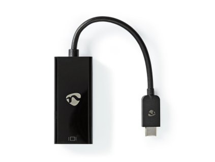 USB Adaptér | USB 3.2 Gen 1 | USB Typ-C ™ Zástrčka | Mini DisplayPort | 0.20 m | Kulatý | Poniklované | PVC | Černá | Plastový Sáček