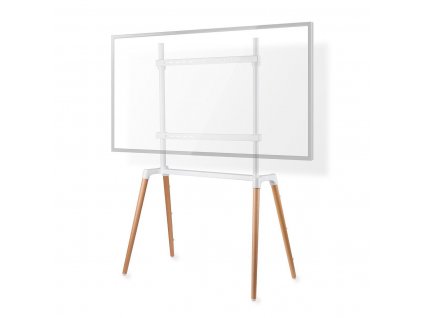 Nedis TVSM7250WT stojan pro TV, 60 - 75", 40 kg, Skandinávský design bílá/buk