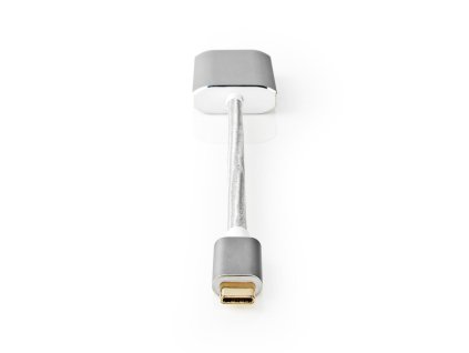 USB Adaptér | USB 3.2 Gen 1 | USB-C™ Zástrčka | Mini DisplayPort | 0.20 m | Kulatý | Pozlacené | Nylon / Opletený | Stříbrná | Box s Okénkem