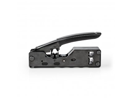Krimpovací kleště CAT5 / CAT5e / CAT6 / CAT6a / CAT7 / RJ11, RJ12, RJ45, odizolovací, řezací, ocel / ABS (CCGG89505BK)