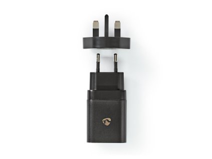 Nedis WCPD18WU102BK USB nabíjecí adaptér 3 A / USB-C PD Power Delivery / černá