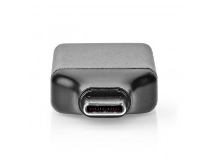 adaptér USB | USB 3.2 Gen 1 | USB Typ-C ™ Zástrčka | DisplayPort Zásuvka | Poniklované | Přímý | Hliník | Černá / Šedá | Plastový Sáček