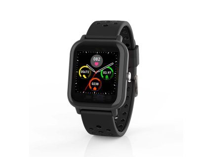 Nedis BTSW002BK chytré hodinky, 12 sportovních režimů, IP68, výdrž 5 dní, černé
