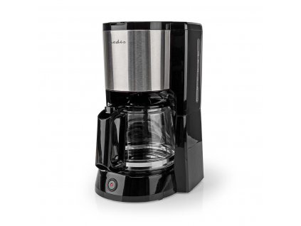 Nedis KACM260EBK kávovar 1000 W, 1.25 l , 10 šálků, funkce udržení teploty, černá / stříbrná
