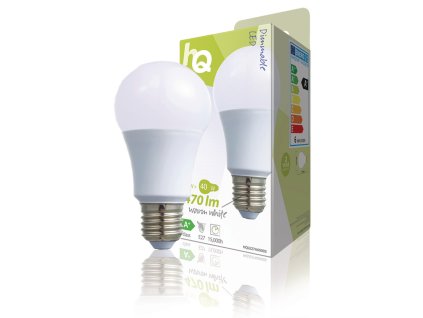 HQ LED žárovka E27 5.5W 470lm 2700K (HQLE27A60003)