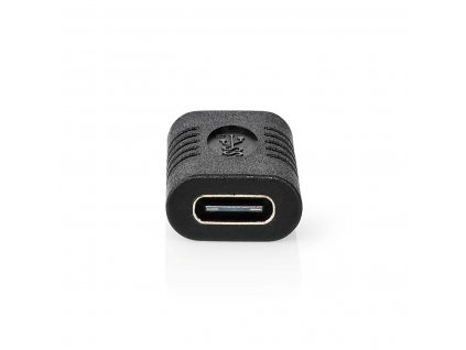 USB Adaptér | USB 3.2 Gen 2 | USB-C™ Zásuvka | USB-C™ Zásuvka | 10 Gbps | Poniklované | Černá | Plastový Sáček
