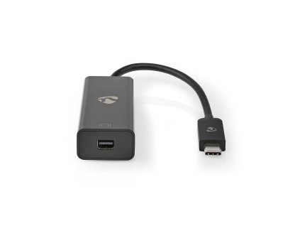 USB Adaptér | USB 3.2 Gen 1 | USB-C™ Zástrčka | Mini DisplayPort Zásuvka | 0.2 m | Kulatý | Poniklované | PVC | Černá | Box