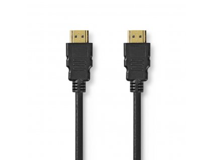 Nedis Ultra HD HDMI 2.1 kabel s ethernetem, 8K až 48 GB/s, eARC, zástrčka HDMI - zástrčka HDMI, 5 m, černá (CVGP35000BK50)