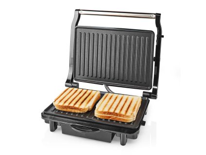 Nedis KAGR121FSR kontaktní gril, 1500 W, plotny 25.4 x 17.85 cm