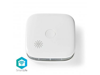 Nedis SmartLife chytrý detektor kouře Wi-Fi, životnost snímače 10 let, EN 14604 (WIFIDS20WT)