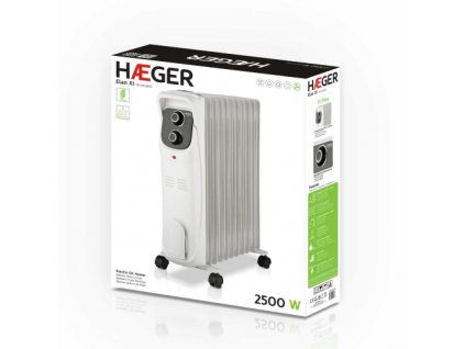 HAEGER olejový radiátor ELAN 11 žeber 2500W
