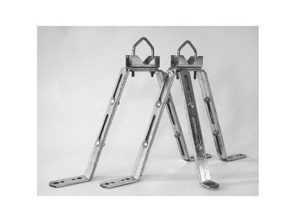 Nástěnný držák VF-2550P sada 25–45 cm od stěny pro trubky 30-50 mm