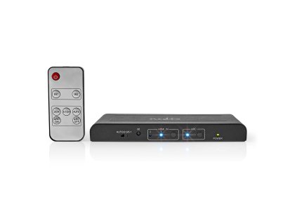 HDMI™ Extraktor | Vstup HDMI ™ | TosLink Zásuvka / 2x RCA / 2x výstup HDMI ™ / 3.5 mm | Maximální rozlišení: 4K@60Hz | 18 Gbps | Kov | Antracit | Box