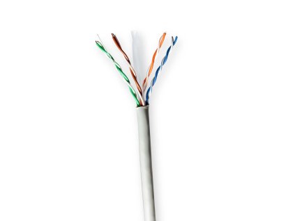 Síťový kabel Roll | CAT6 | Drát | U/UTP | CCA | 100.0 m | Vnitřní | Kulatý | PVC | Šedá | Dárkový Box