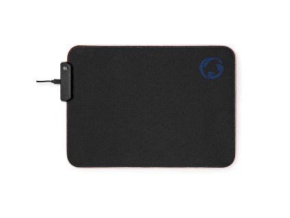 Herní podložka pod myš | Guma / Mikrovlákno | Černá