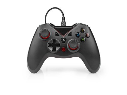 Gamepad | USB-A | Napájení z USB | PC | Počet tlačítek: 12 | Délka kabelu: 1.60 m | Černá