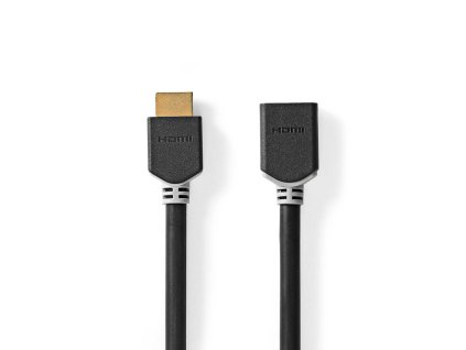 High Speed HDMI™ kabel s Ethernetem | Konektor HDMI ™ | HDMI ™ Zásuvka | 8K@60Hz | eARC | 48 Gbps | 1.00 m | Kulatý | PVC | Antracit | Box