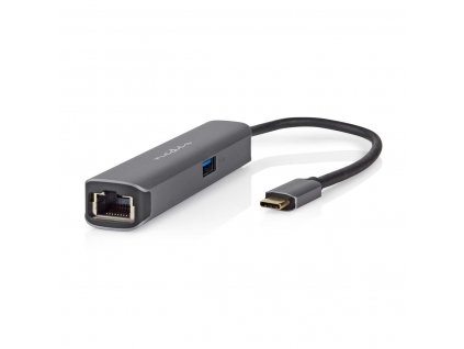 Nedis CCBW64220AT02 USB-C dokovací stanice 1x USB-C / 1x USB A / HDMI / Ethernet