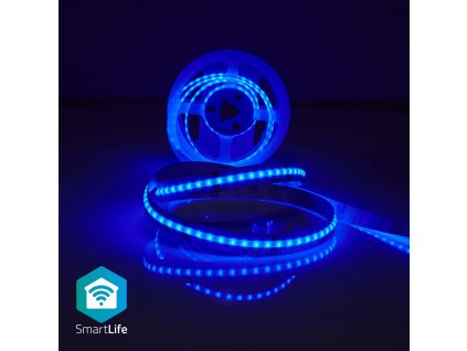 Nedis SmartLife chytrý barevný COB LED pásek 2 m, 10W 860lm, barevná + teplá-studená bílá (WIFILSC20CRGB)