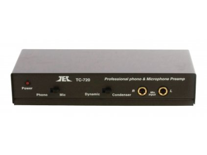 Profi předzesilovač TC720 pro gramofon a mikrofon, PRE AMP-MIC