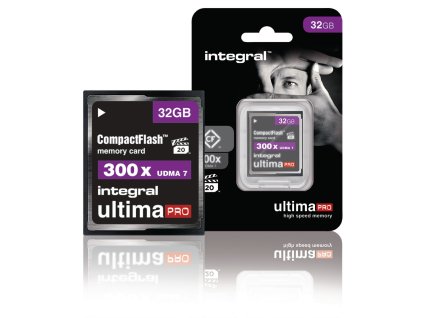 Paměťová karta Integral UltimaPro Compact Flash 32 GB 300x, INCF32G300W