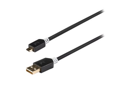 König propojovací kabel zástrčka USB 2.0 A - zástrčka USB micro B, 2 m KNC60500E20