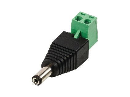 DC konektor zástrčka 5.5 x 2.1 mm s terminálovou svorkovnicí, 5 ks, SAS-PCM10