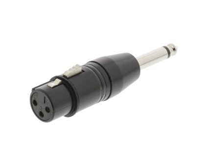 Sweex adaptér XLR 3pin zásuvka - 6.35mm zástrčka, SWOP15940B