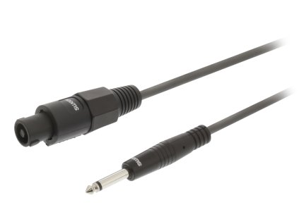 Repro kabel reproduktorová 2-Pin zásuvka - 6.35mm zástrčka 5.0 m Sweex