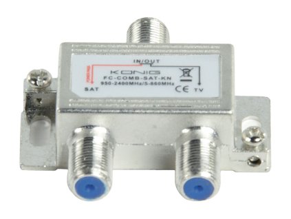 Slučovač SAT/UHF/VHF 5-862 MHz / 950-2400 MHz König FC-COMB-SAT-KN