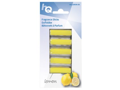 Vonné tyčinky do vysavače s vůní citrónu, 5 ks HQ-LEMON-SN