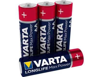 Alkalická baterie VARTA Max Tech AA 1.5V, 4ks, VARTA-4706/4B