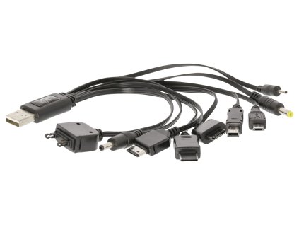 Univerzální nabíjecí kabel König USB micro/mini/PSP/Nokia/Sony Ericsson/Samsung 20-Pin/LG