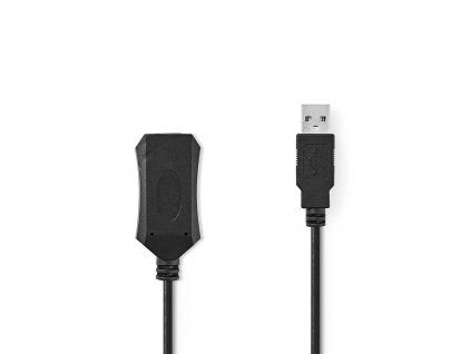 Nedis aktivní prodlužovací kabel USB 2.0, 20 m (CCGL60EXTBK200)