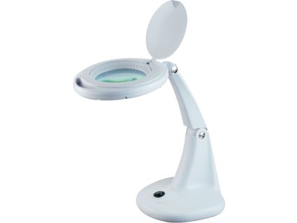 Stolní lupa 3+12 dioptrií s LED osvětlením 6 W, 560 lm, RND 550-00124