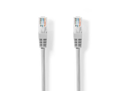 Nedis nestíněný síťový kabel UTP CAT5e, zástrčka RJ45 - zástrčka RJ45, 1 m, šedá (CCGL85101GY10)