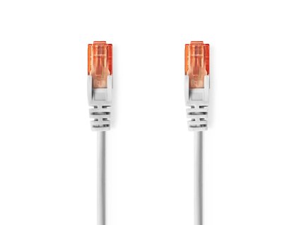 Nedis nestíněný síťový kabel U/UTP CAT6, zástrčka RJ45 - zástrčka RJ45, 30 m, šedá (CCGL85200GY300)