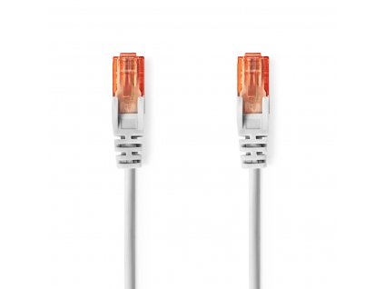 Nedis nestíněný síťový kabel U/UTP CAT6, zástrčka RJ45 - zástrčka RJ45, 2 m, šedá (CCGL85200GY20)