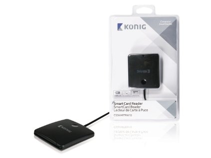 König CSSMARTRW10 čtečka čipových karet Smart Card USB 2.0 König CSSMARTRW10