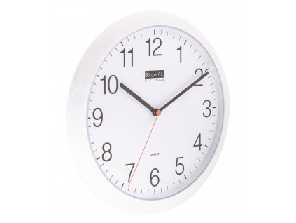 Analogové nástěnné hodiny 25 cm bílé, Balance 506733