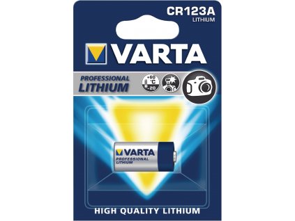 Lithiová baterie Varta CR123A 3 V, VARTA-CR123A